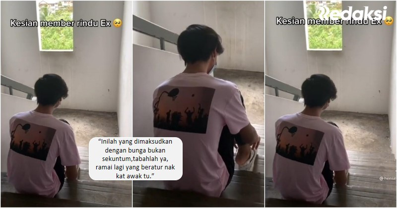 Rindu Ex Suara Merdu Lelaki Menyanyi Di Tangga Sekolah Tarik Perhatian Ramai